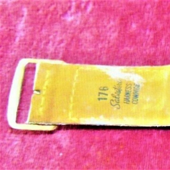 RARE~Salvatori 176~Vintage~60 70's~ Harness Cowhide - Picture 2 of 7